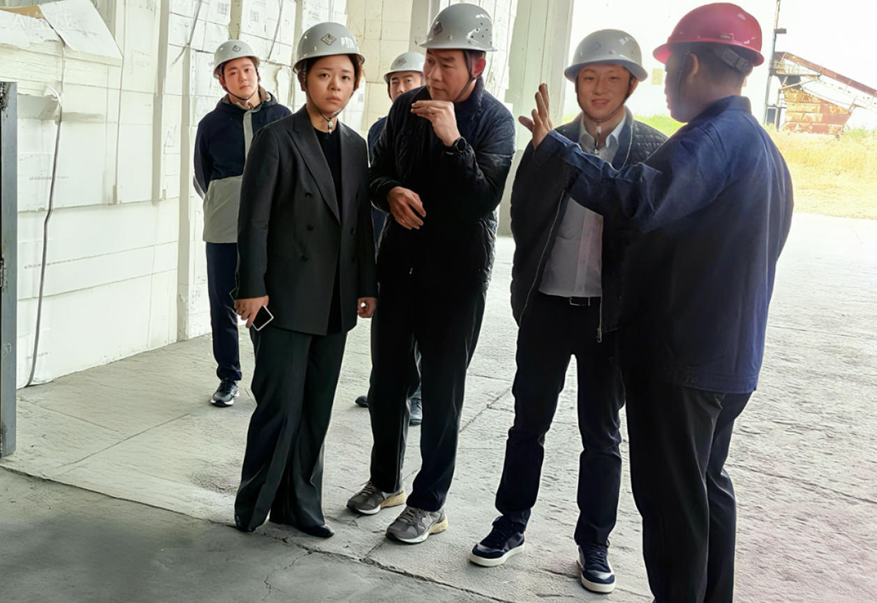 果博环保党委书记、董事长万娇一行赴山东中茂检查指导